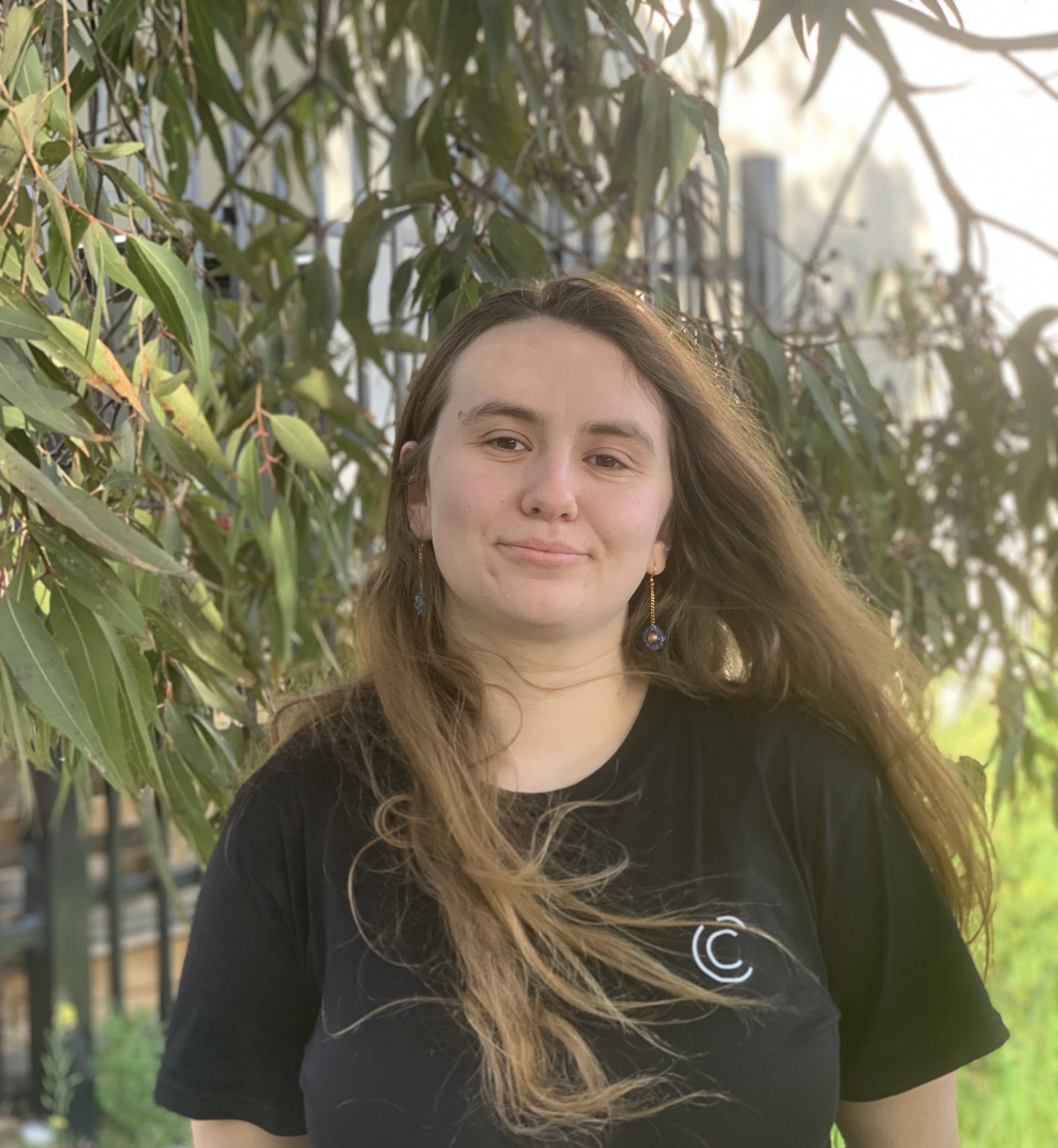 All smiles playing basketball with