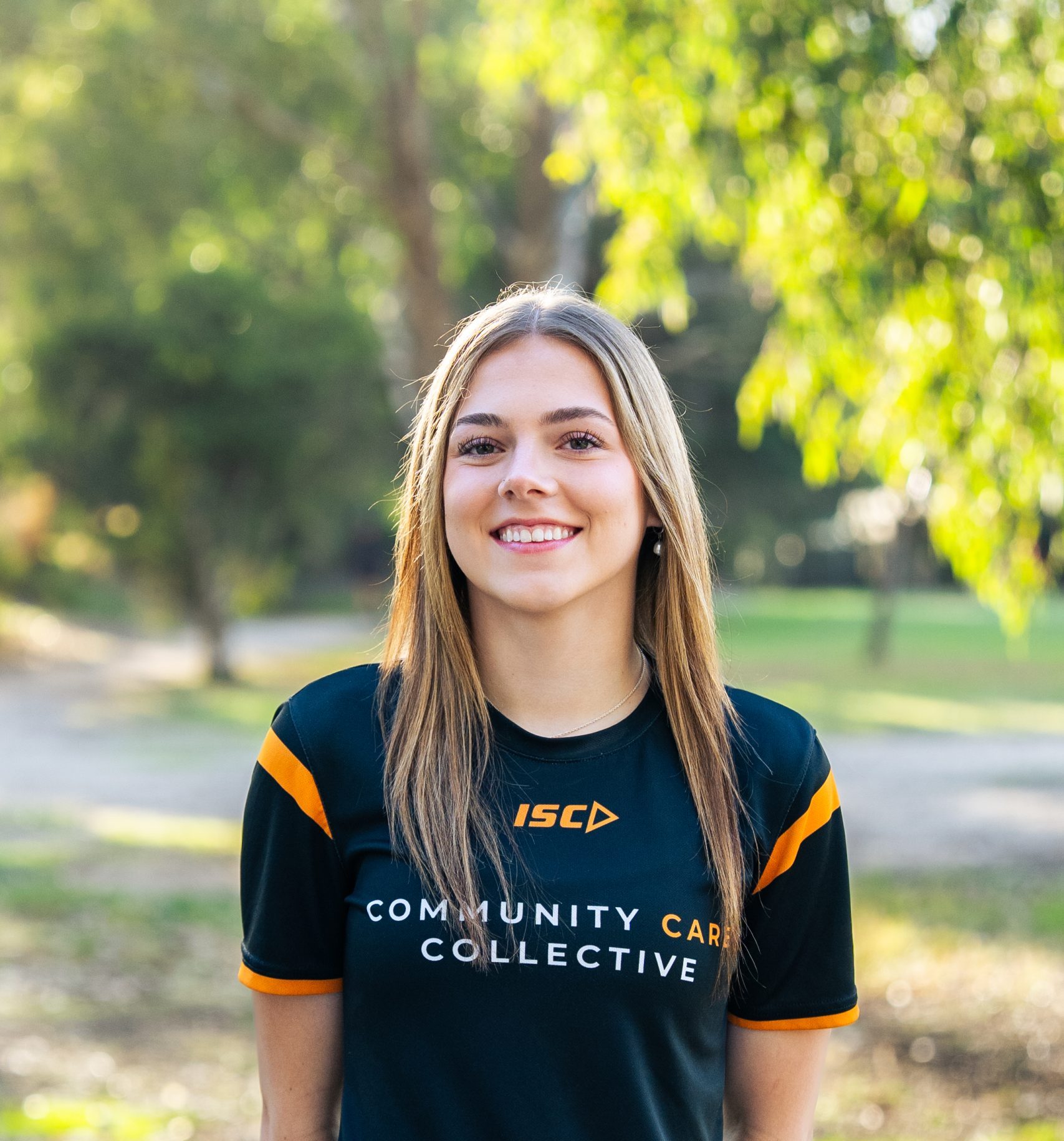 All smiles playing basketball with